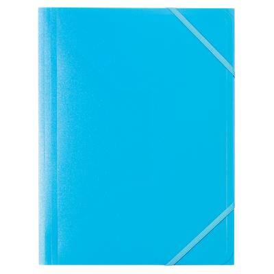 Viking 3 Flap Folder A4 Blue Polypropylene 24.5 x 32 cm Pack of 5