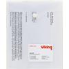 Viking Document Wallet A5 Press Stud PP (Polypropylene) Portrait 18.2 (W) x 22.2 (H) cm Transparent Pack of 5