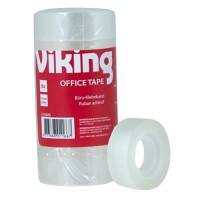 Viking Adhesive tape Office Transparent 19 mm (W) x 33 m (L) Small Core Polypropylene 6 Rolls