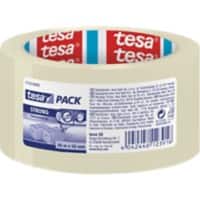 tesa Packaging Tape tesapack Strong Transparent 50 mm (W) x 66 m (L) PP (Polypropylene) 57167