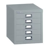 Bisley Desktop Drawer H125NL-AV4 5 Drawers Grey 279 x 380 x 325 mm