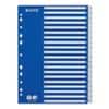 Leitz Indices A4 Blue, White 20 Part Perforated PP A - Z 1