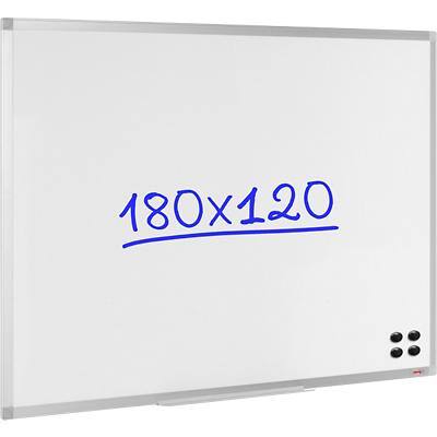 Viking Wall Mountable Magnetic Whiteboard Lacquered Steel 120 x 180 cm