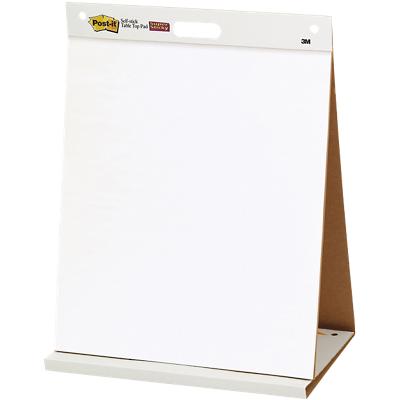 Post-it Freestanding Tabletop Flipchart Pad White 563R 50 x 60cm 20 Sheets