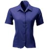 Women's crepe de chine blouse royal blue size 22