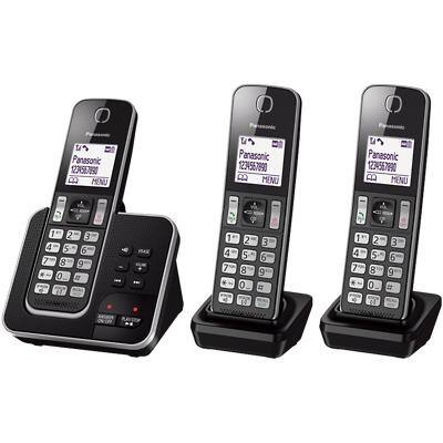 Panasonic Telephone KX-TGD323EB Black