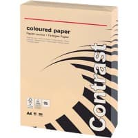 Viking A4 Coloured Paper Salmon 80 gsm Smooth 500 Sheets