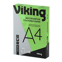 Viking A4 Coloured Paper Green 160 gsm Smooth 250 Sheets