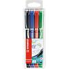 STABILO SENSOR Fineliner Pen 0.3 mm Needlepoint Assorted 189/4 Pack of 4