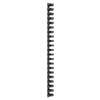 GBC Plastic Binding Combs Black 19 mm 165 Sheets A4 Pack of 100