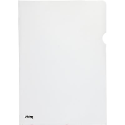 Viking Cut Flush Folder A4 Transparent Polypropylene 145 Microns Pack of 25