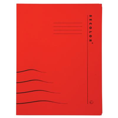 Djois Secolor Clip File A4 Red Cardboard 270 gsm