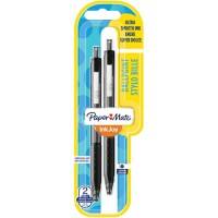 Papermate InkJoy 300 RT Ballpoint Pen Black Medium 0.3 mm Pack of 2