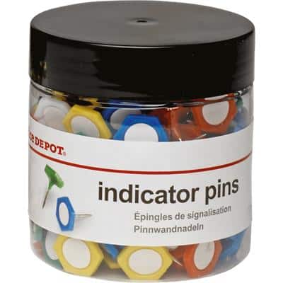 Office Depot Indicator Pins Assorted Pack of 160