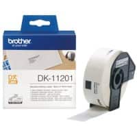 Brother QL Label Roll Authentic DK-11201 Adhesive Black on White 90 x 29 mm 400 Labels