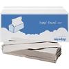 Niceday Hand Towels Brown C-fold 1 Ply Paper 20 Sleeves of 182 Sheets