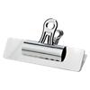 Office Depot Bulldog Clips Silver, White Pack of 6