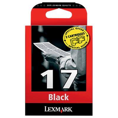 Lexmark 17 Original Ink Cartridge 80D2954 Black Duopack