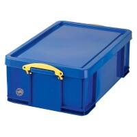 Really Useful Box Plastic Storage 18 Litre Blue 480 x 390 x 200 mm