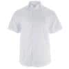 Alexandra men's woven short sleeved shirt white size medium