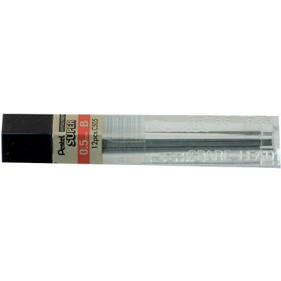 Pentel Pencil Refill Pencil Refills Black Tube 12