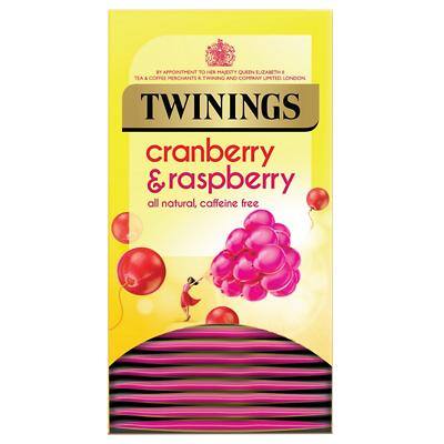 Twinings Cranberry, Raspberry & Elderflower Tea Bags Pack of 20