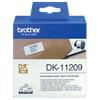 Brother QL Label Roll Authentic DK-11209 DK-11209 Adhesive Black on White 62 x 29 mm 800 Labels