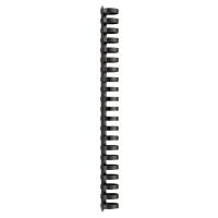 GBC Plastic Binding Combs Black 25 mm 225 Sheets A4 Pack of 50