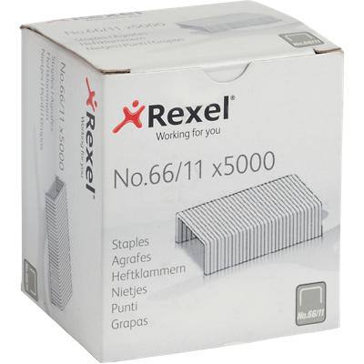 Rexel No.66 66/11 Heavy Duty Staples 6070 Galvanized Pack of 5000