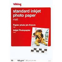 Viking Inkjet Everyday Photo Paper Matt A4 165 gsm White 50 Sheets