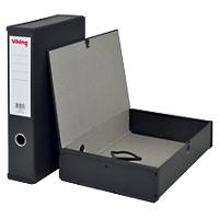 Viking Box File A4 75 mm Black