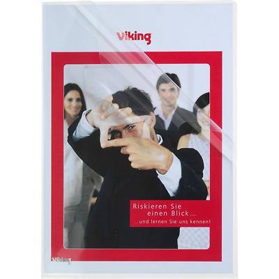 Viking L-Shape Folder A4 Transparent Polypropylene 145 Microns Pack of 100