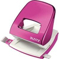 Leitz WOW NeXXt 2 Hole Punch Metal 30 Sheets 5008 Pink