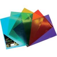 Seco Cut Flush Folder A4 Clear Assorted 100 microns Polypropylene Pack of 25