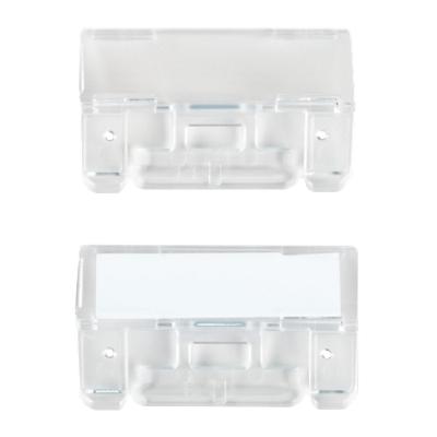 File Tabs Clear Plastic 6.1 x 2.7 cm Pack of 50