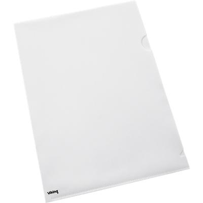 Viking Cut Flush Folder A4 Transparent Polypropylene 100 microns Pack of 100