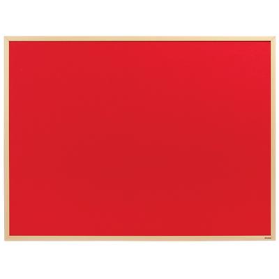 Viking Wall Mountable Notice Board 120 x 90 cm Red
