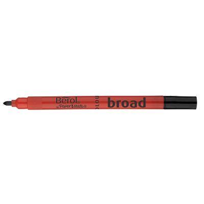 Berol Felt Tip Pens S0375350 1.7 mm Black 12 Pieces
