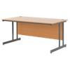 Straight Desk Classic Plus Beech 1,600 x 800 x 725 mm