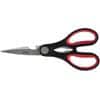 Viking Soft Grip Scissors Suitable for Left-handed People 80 mm Stainless Steel Black, Red