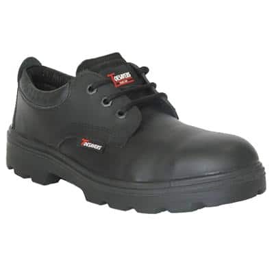 Blackrock Safety Shoes Leather, Steel Size 4 Black