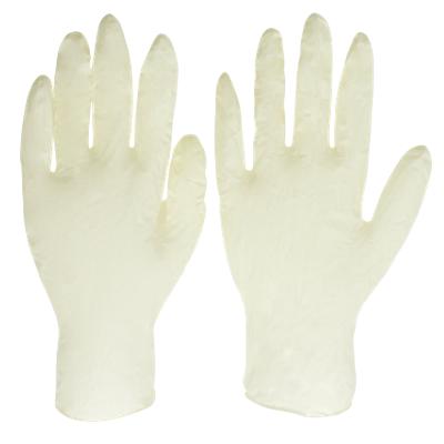 Polyco Disposable Gloves Disposable Synthetic Rubber Unpowdered Size M White Pack of 100