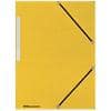 Office Depot 3 Flap Folder A4 Yellow Cardboard Pack of 10