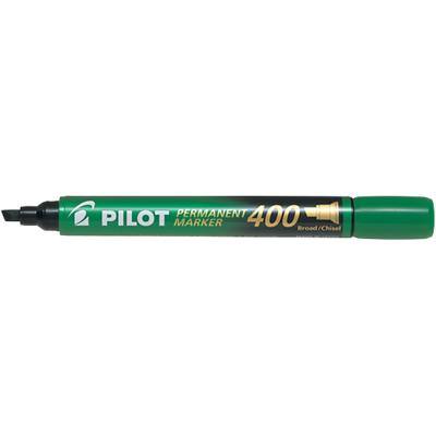 Pilot 400 Permanent Marker Broad Chisel 1.5 mm Green Non Refillable Pack of 12