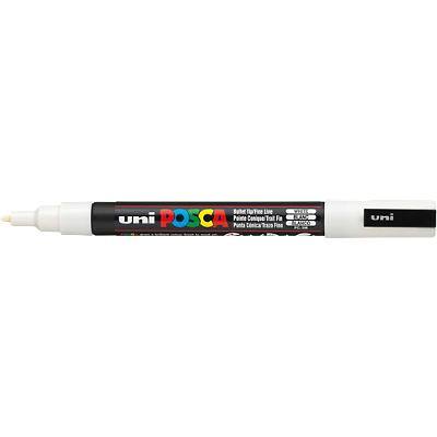 POSCA Marker Pen PC-3M Bullet 0.9-1.3 mm White