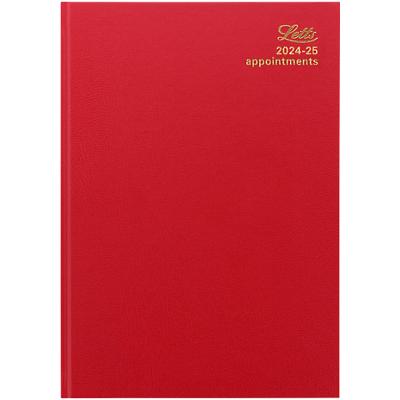 Letts Academic Diary 2024, 2025 A4 1 Day per page Red A1ZRD
