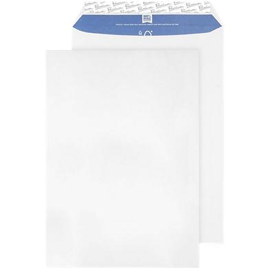 Premium Pure Pocket Envelopes Plain C4 Peal and Seal 229 (W) x 324 (H) mm Adhesive Strip White 120 gsm Pack of 250