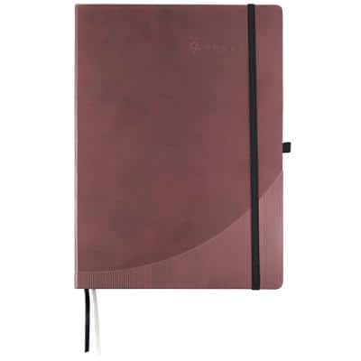 Foray Notebook Hardcover Burgundy A5 Ruled