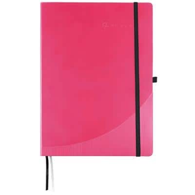 Foray Notebook Hardcover Pink A5 Ruled