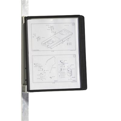 DURABLE Vario Display Panel System 5 Panels A4 PP (Polypropylene), Metal Black